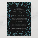 Search for turquoise silver wedding invitations Aqua