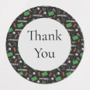 Search for round glossy stickers Black