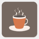 Search for hot coffee stickers Illustration
