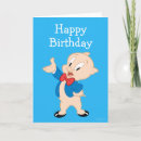Search for porky pig cards Looney tune character