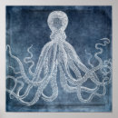 Search for vintage octopus posters Coastal