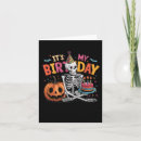 Search for skeleton birthday cards Trick or treat