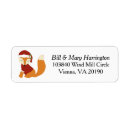Search for woodland fox return address labels Red