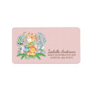 Search for girl monkey return address labels Baby shower