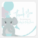 Search for baby shower girl elephant stickers Elegant