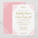 Search for pink damask wedding invitations Elegant