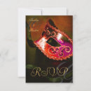 Search for red masquerade mask invitations Black