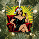 Search for pop art christmas tree decorations Retro