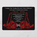 Search for red lingerie shower invitations Lace