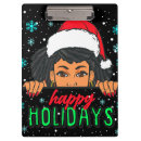 Search for santa claus clipboards Happy