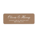 Search for kraft wedding return address labels Rsvp