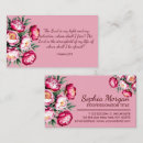 Search for scriptures business cards For her