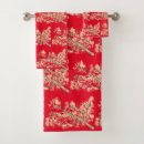 Search for cherry red bath towels Floral
