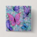 Search for flying butterfly badges Watercolor