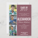 Search for maroon graduation invitations Trendy