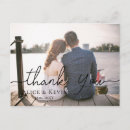 Search for wedding thank you create a postcards Calligraphy