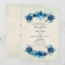 Search for indigo wedding invitations Floral