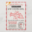 Search for low country boil invitations Lobster