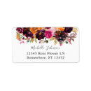 Search for pink orange floral return address labels Modern