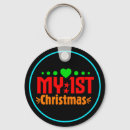 Search for my first christmas key rings Baby