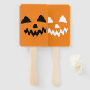 Search for halloween hand fans Orange