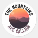 Search for the mountains are calling stickers Travel