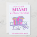 Search for miami beach party invitations Watercolor