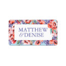 Search for simple rsvp return address labels Dusty blue