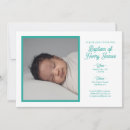 Search for teal christening invitations Modern