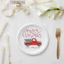 Search for christmas trucks paper plates Party