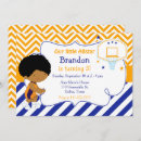 Search for basketball party invitations Navy blue