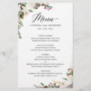 Search for rustic wedding menus Watercolor