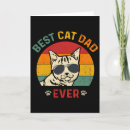 Search for funny cat fathers day cards Best dad ever