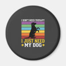 Search for therapy dog magnets Funnydog