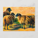 Search for sheep painting postcards Vintage
