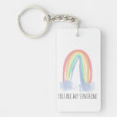 Search for you are my sunshine key rings Rainbow
