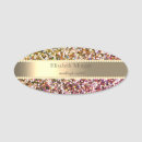 Search for oval name tags Girly