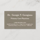 Search for physician business cards Modern