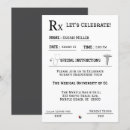Search for stethoscope graduation invitations Caduceus