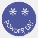 Search for powder day stickers Ski