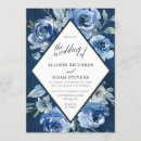 Search for navy blue watercolor wedding invitations Geometric
