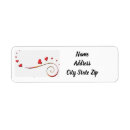 Search for engagement party return address labels Newlyweds
