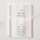Search for white lace bridal shower invitations Stylish