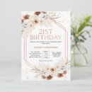 Search for rose gold geometric invitations Modern