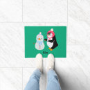 Search for snowman doormats Santa claus