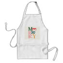 Search for merry and bright aprons Typography