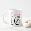 Search for sweet girl mugs 16th birthday
