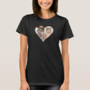 Search for heart shaped photo tshirts Black and white