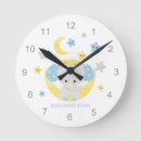 Search for star nursery clocks Baby boy