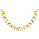 Search for baby bee baby shower bunting flags Yellow
